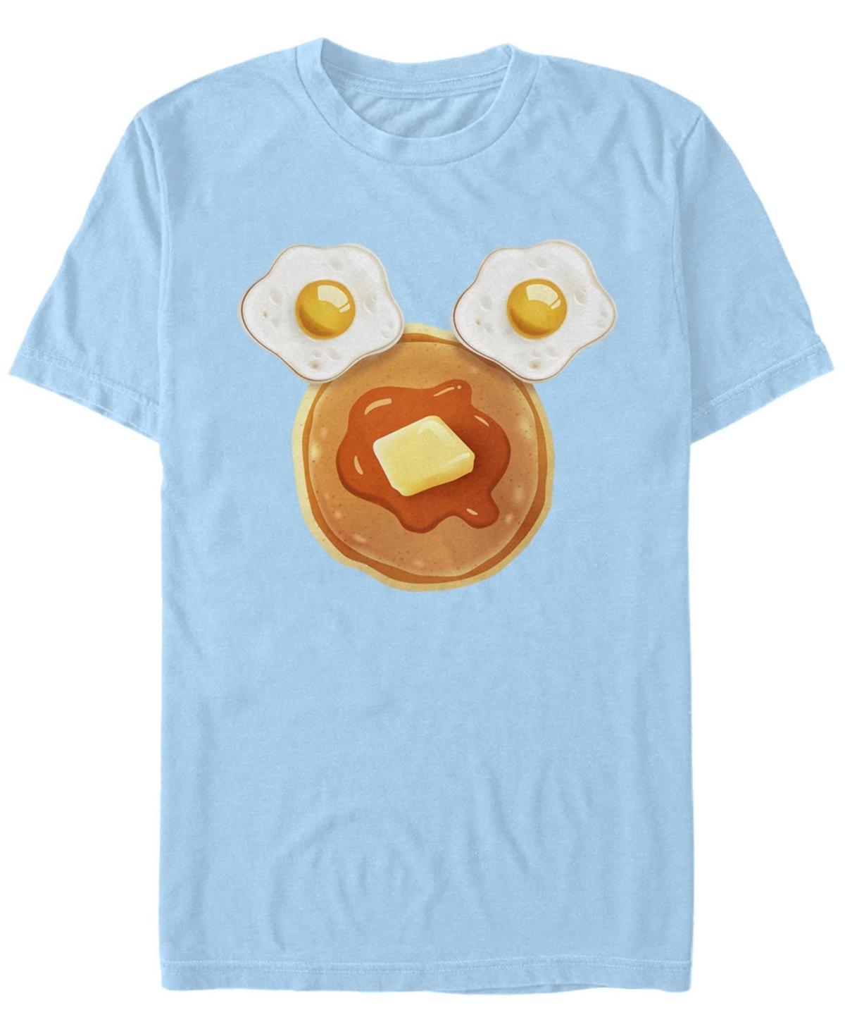 Mens Disney Mickey & Friends Mickey Pancakes & Eggs Ears Tee Light Blue Product Image