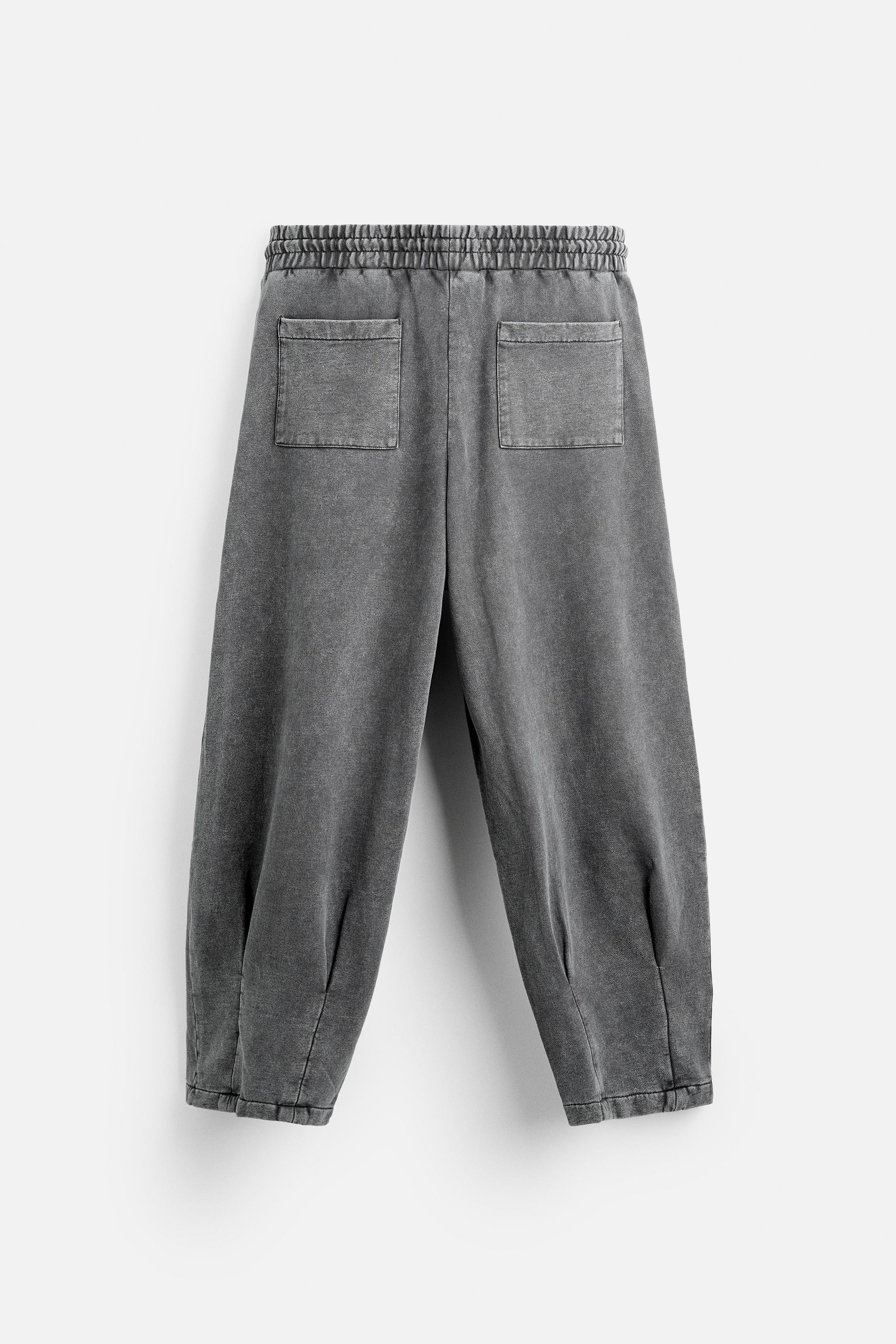 OVERSIZED WASHED JOGGER PANTS Product Image