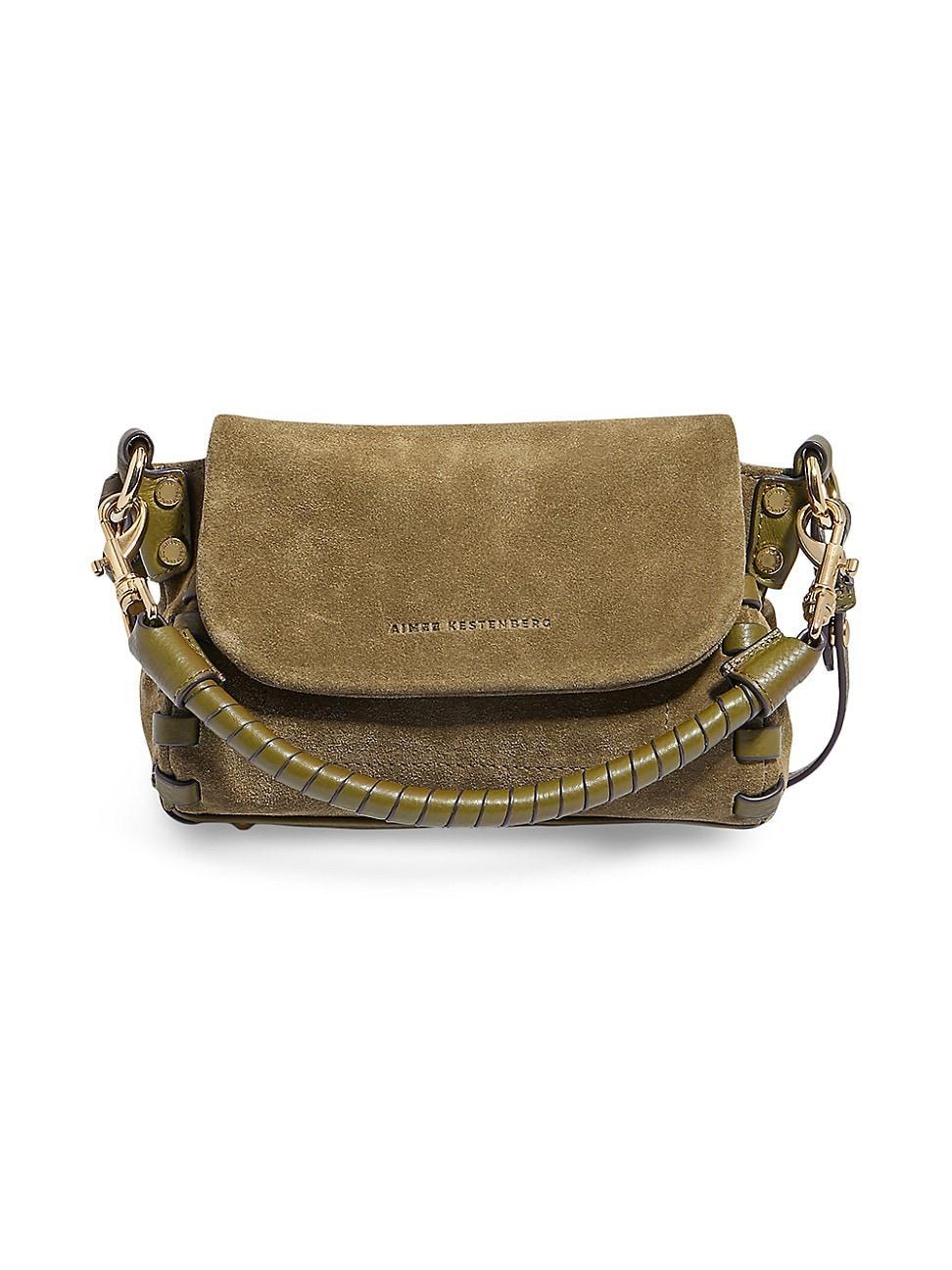 Womens Zen Suede Mini Crossbody Bag Product Image