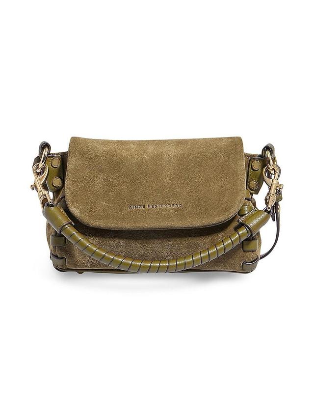 Womens Zen Suede Mini Crossbody Bag Product Image