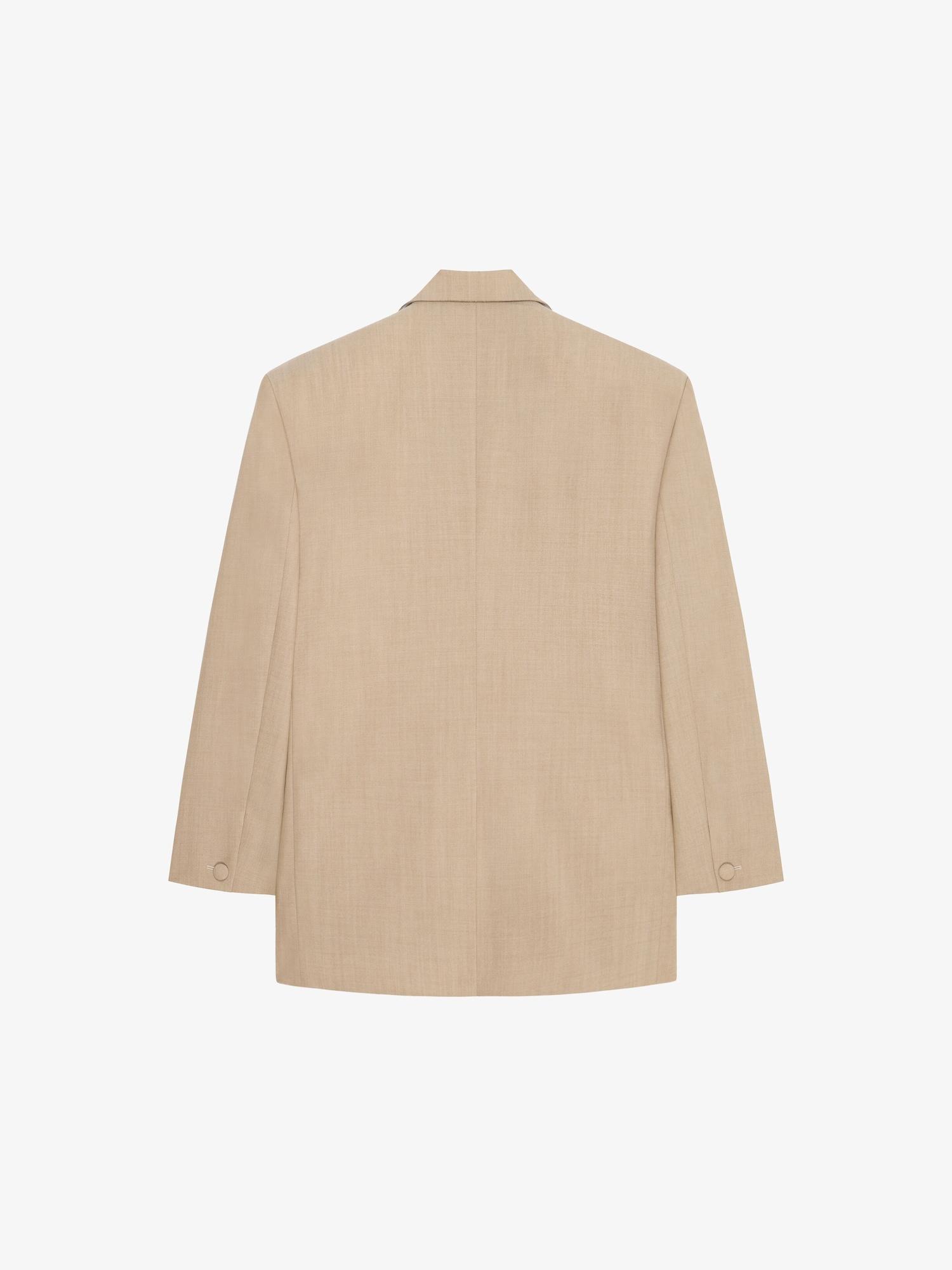 Double breasted jacket in wool Product Image