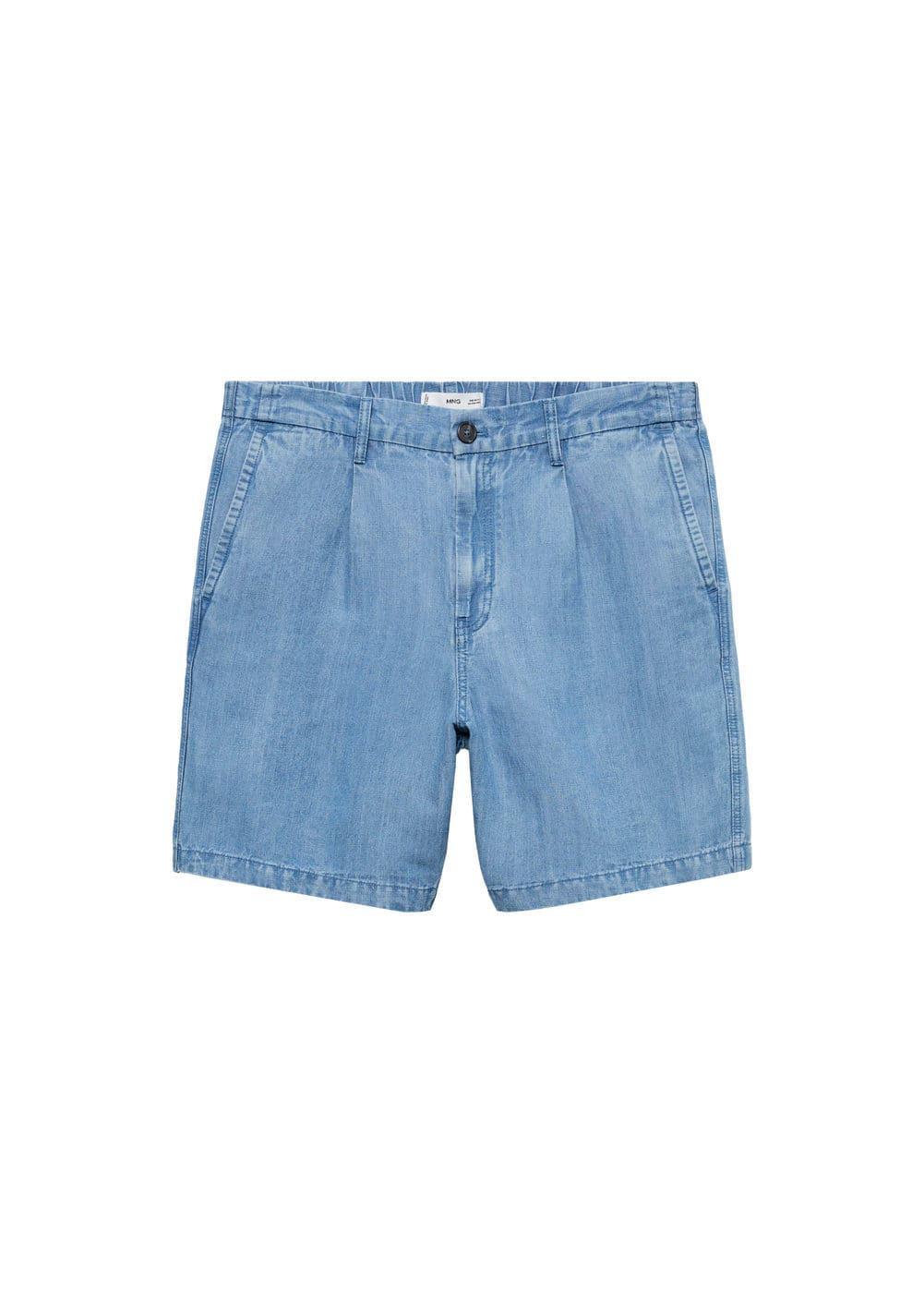 Mango Mens Hemp Lyocell Bermuda Shorts Product Image