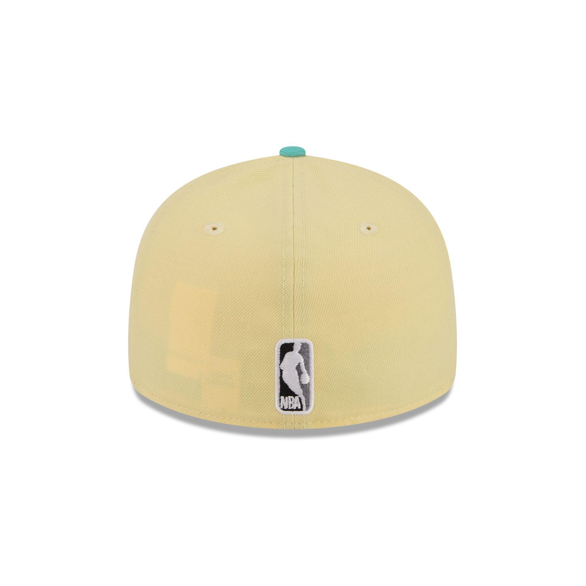 Brooklyn Nets Soft Yellow Low Profile 59FIFTY Fitted Hat Male Product Image