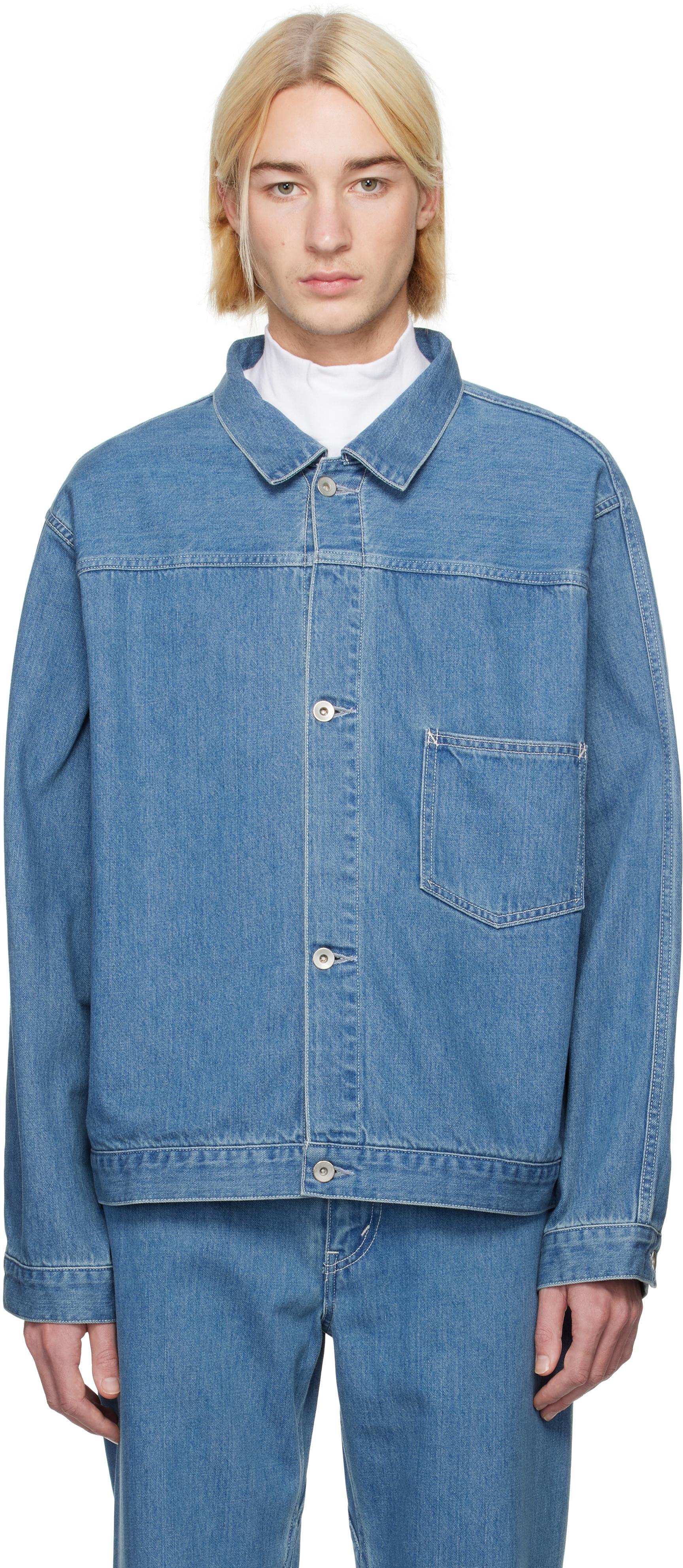 Blue Short Denim Jacket product image