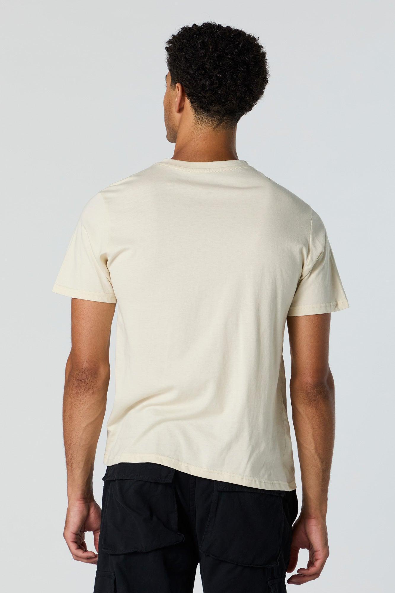 Solid Henley T-Shirt Male Product Image