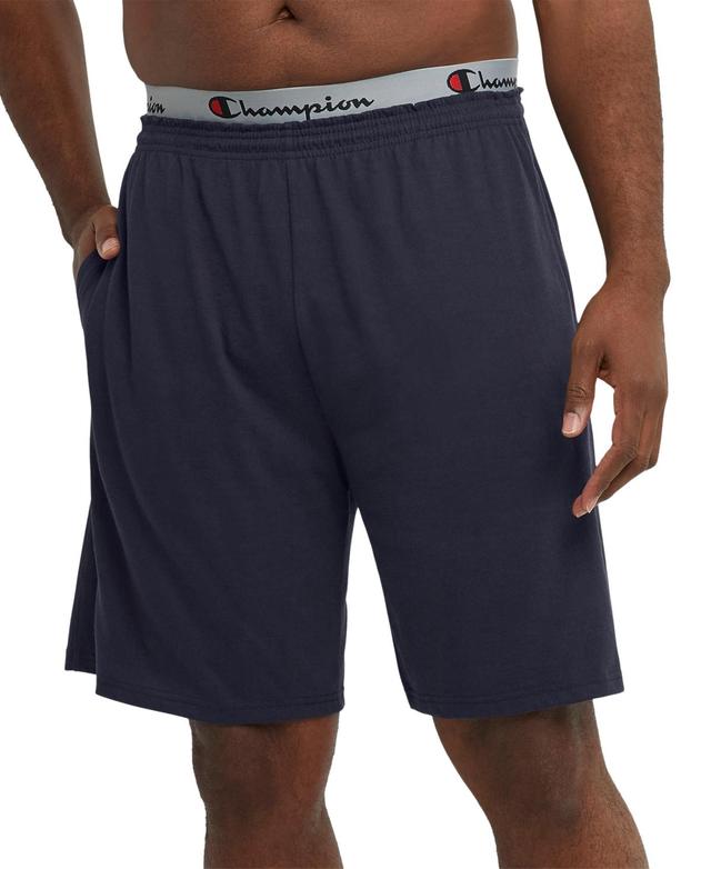 Champion Mens Big & Tall Standard-Fit Jersey-Knit 9 Shorts Product Image