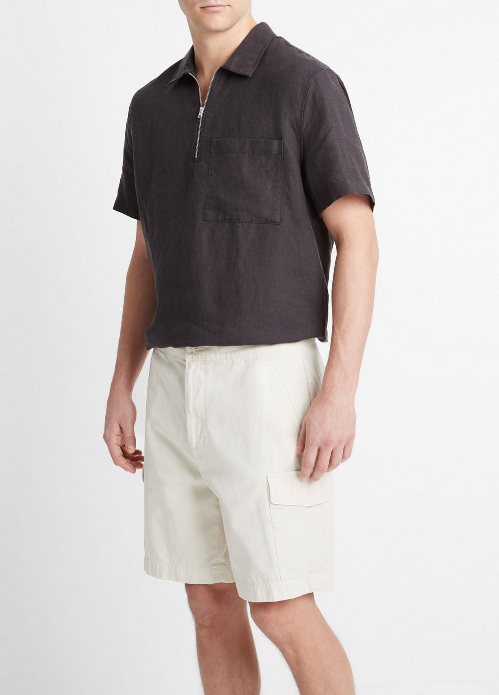 Garment Dye Cotton Twill Cargo Short Product Image