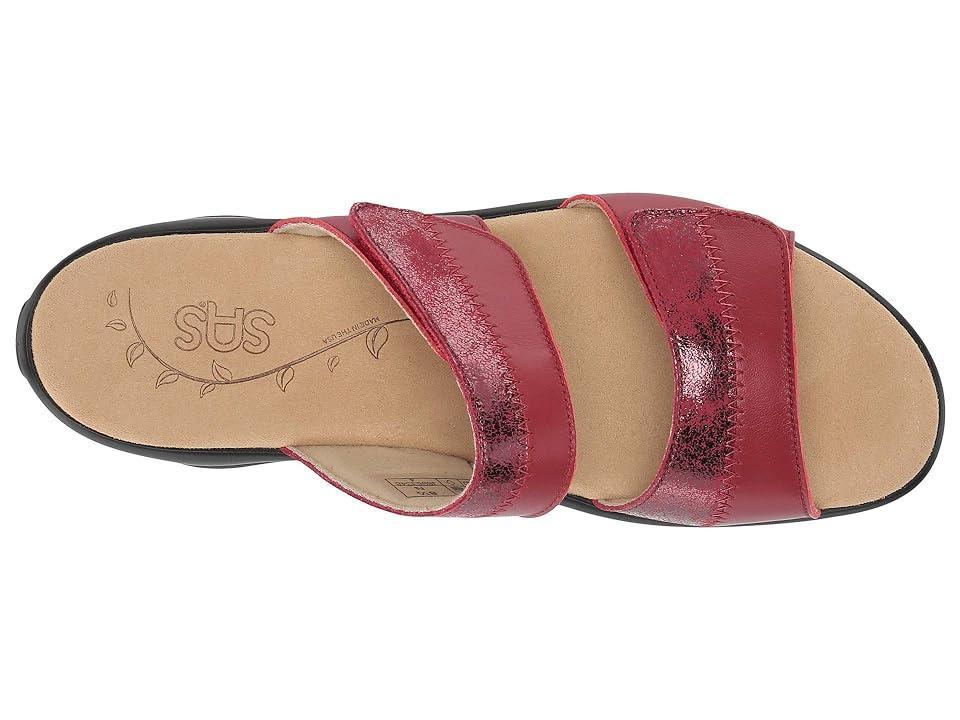 SAS Nudu Leather Printed Slides Product Image