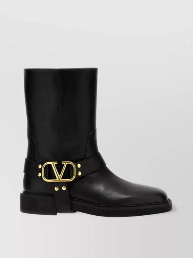 VALENTINO GARAVANI Vlogo Signature Boots, Ankle Boots Black Product Image