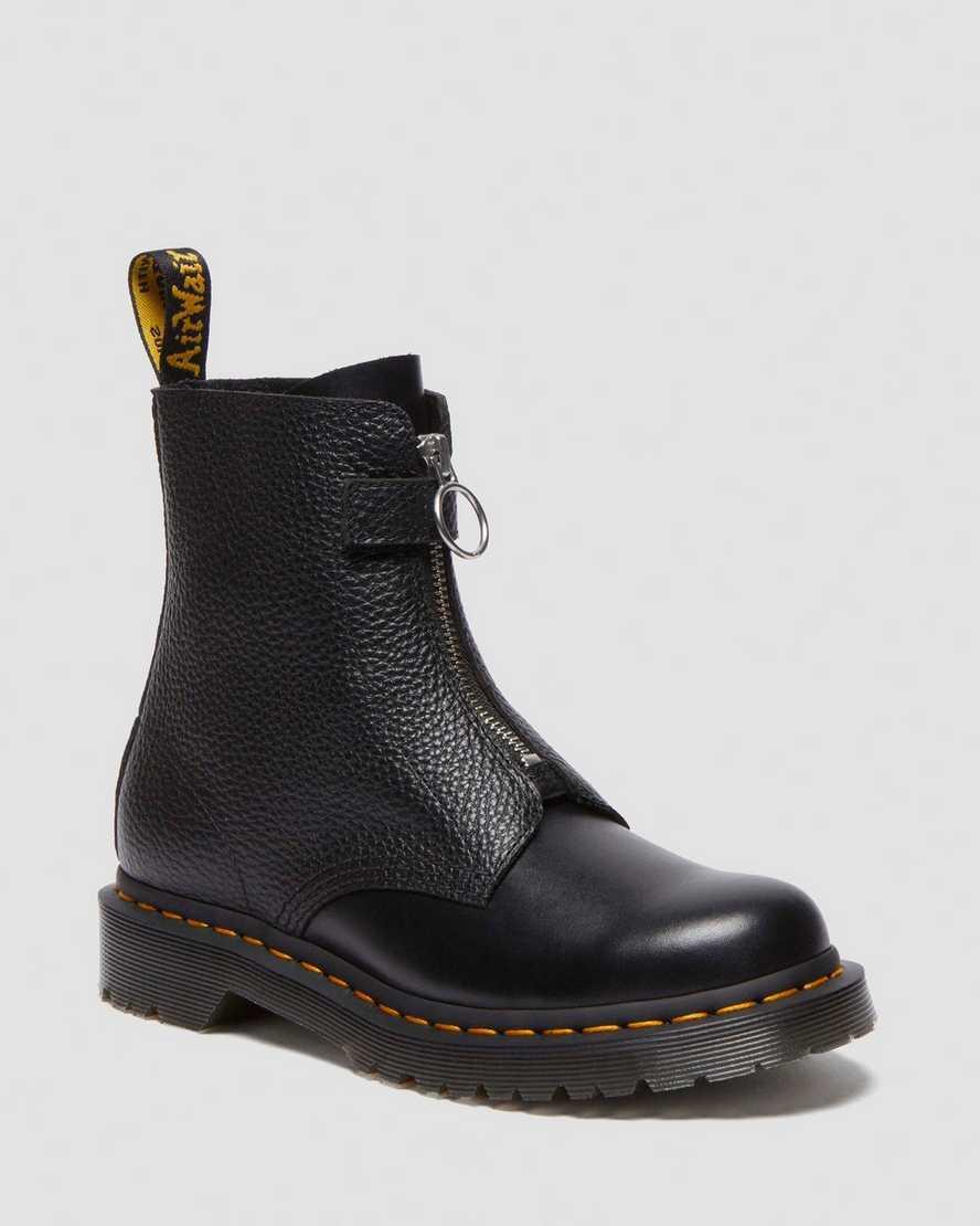 DR MARTENS 1460  Front Zip Leather Lace Up Boots product image