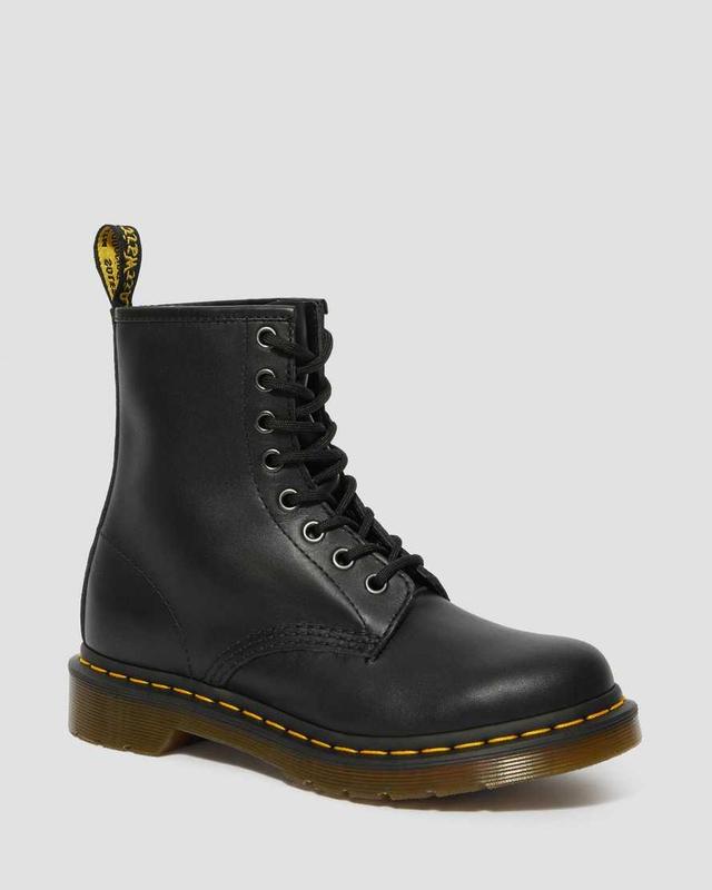 Dr. Martens Womens 1460 Black Nappa Combat Boots Product Image