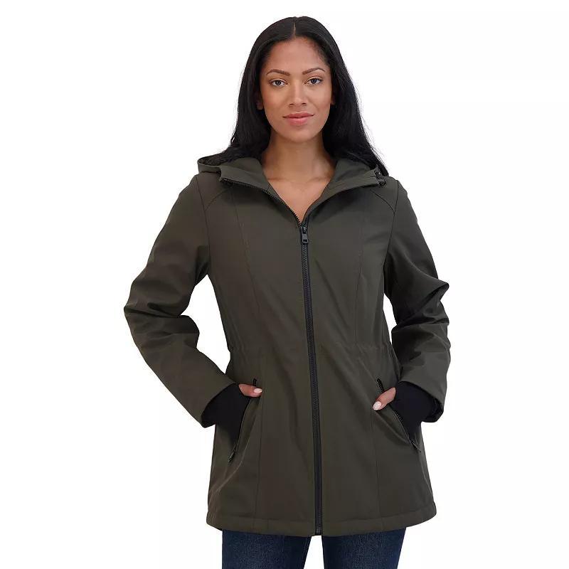 Sebby Collection Womens Sport Cozy Lined Soft Shell Anorak Product Image