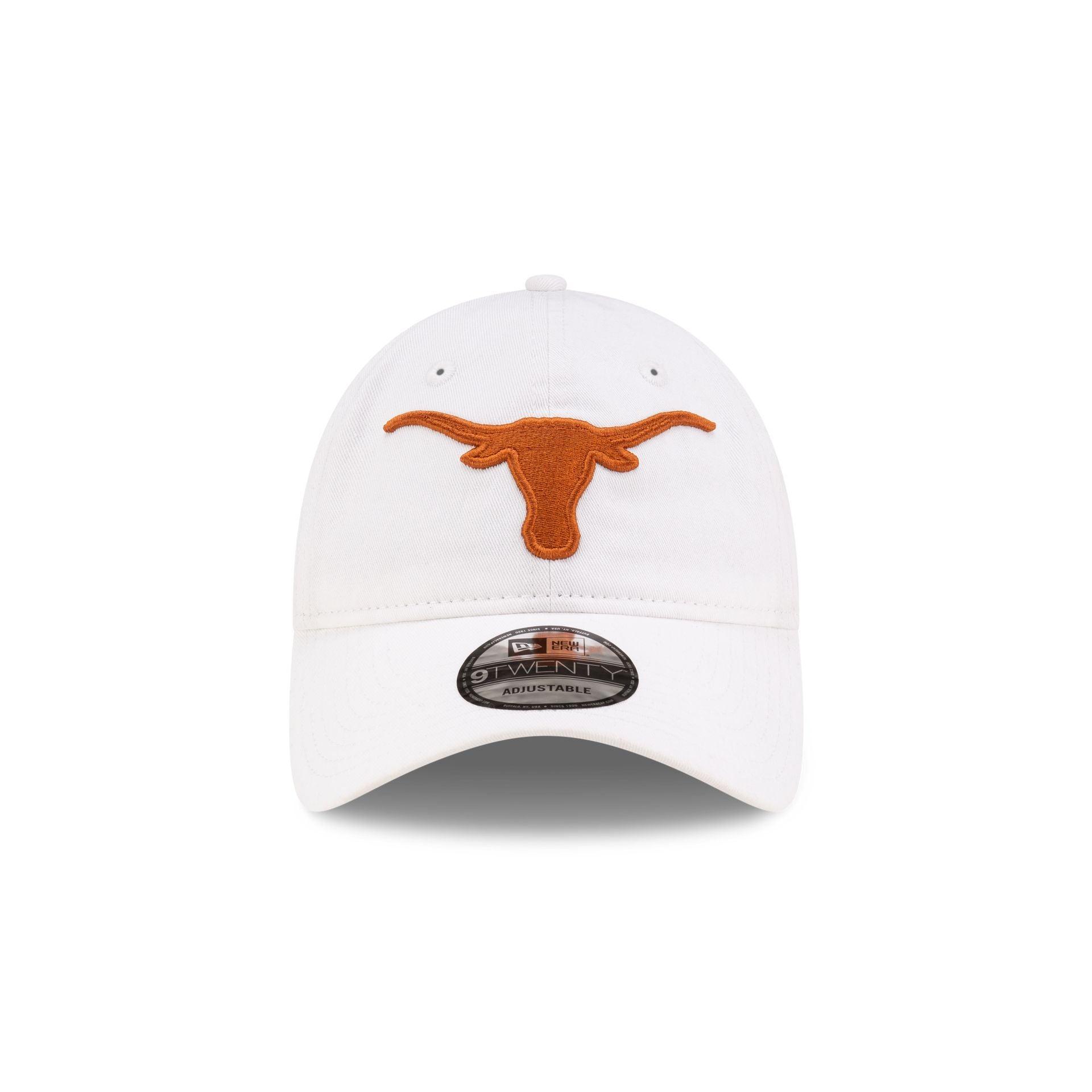 Texas Longhorns White 9TWENTY Adjustable Hat Male Product Image