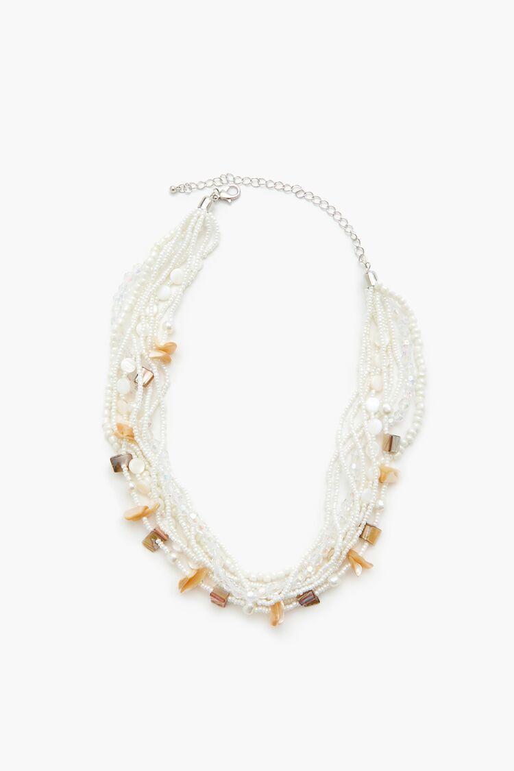 Beaded Seashell Layered Necklace | Forever 21 Product Image