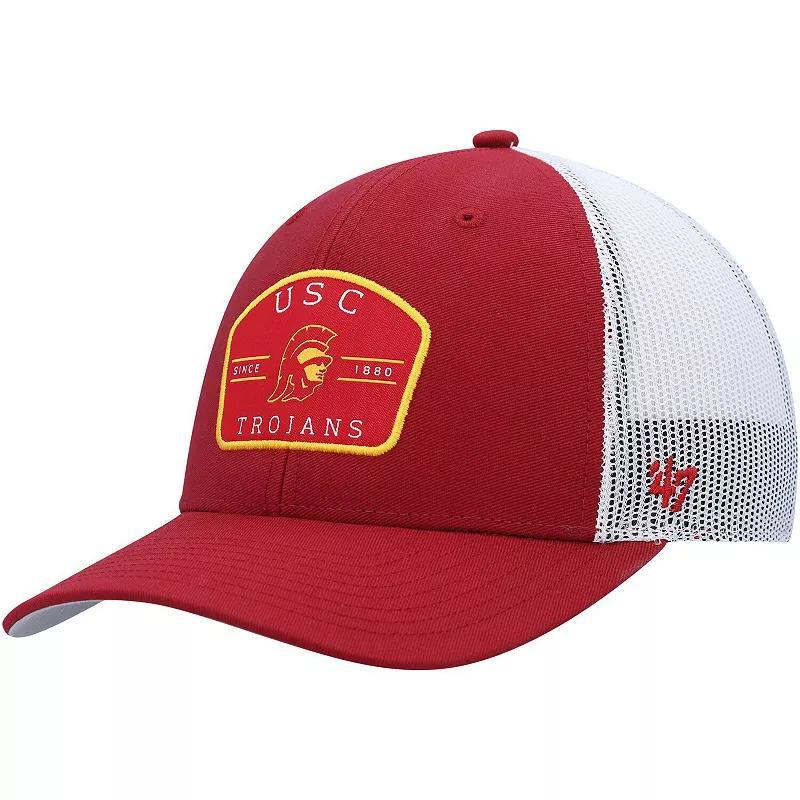 Mens 47 Brand Cardinal Usc Trojans Prime Trucker Snapback Hat Product Image