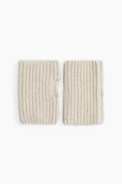 Rib-Knit Wrist Warmers Product Image