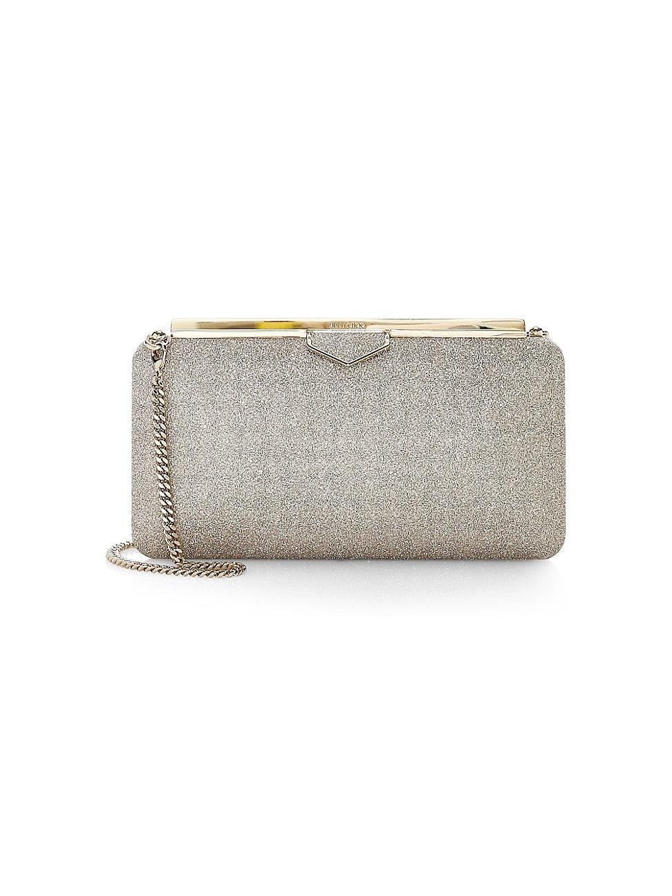 Womens Ellipse Glitter Clutch product image