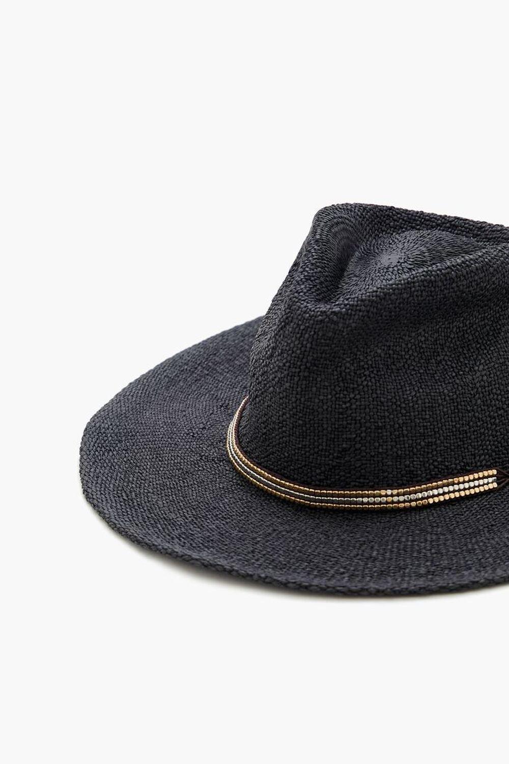 Beaded Straw Fedora | Forever 21 Product Image