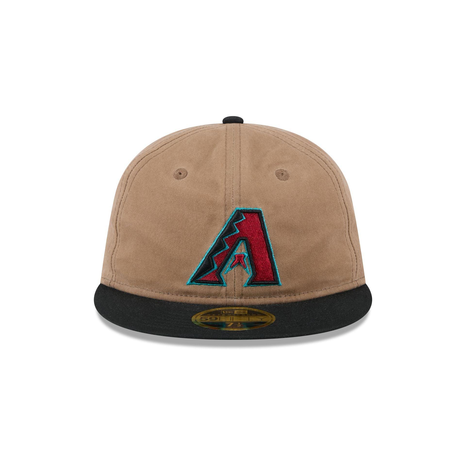 Arizona Diamondbacks Wax Canvas Retro Crown 59FIFTY Fitted Hat Male Product Image