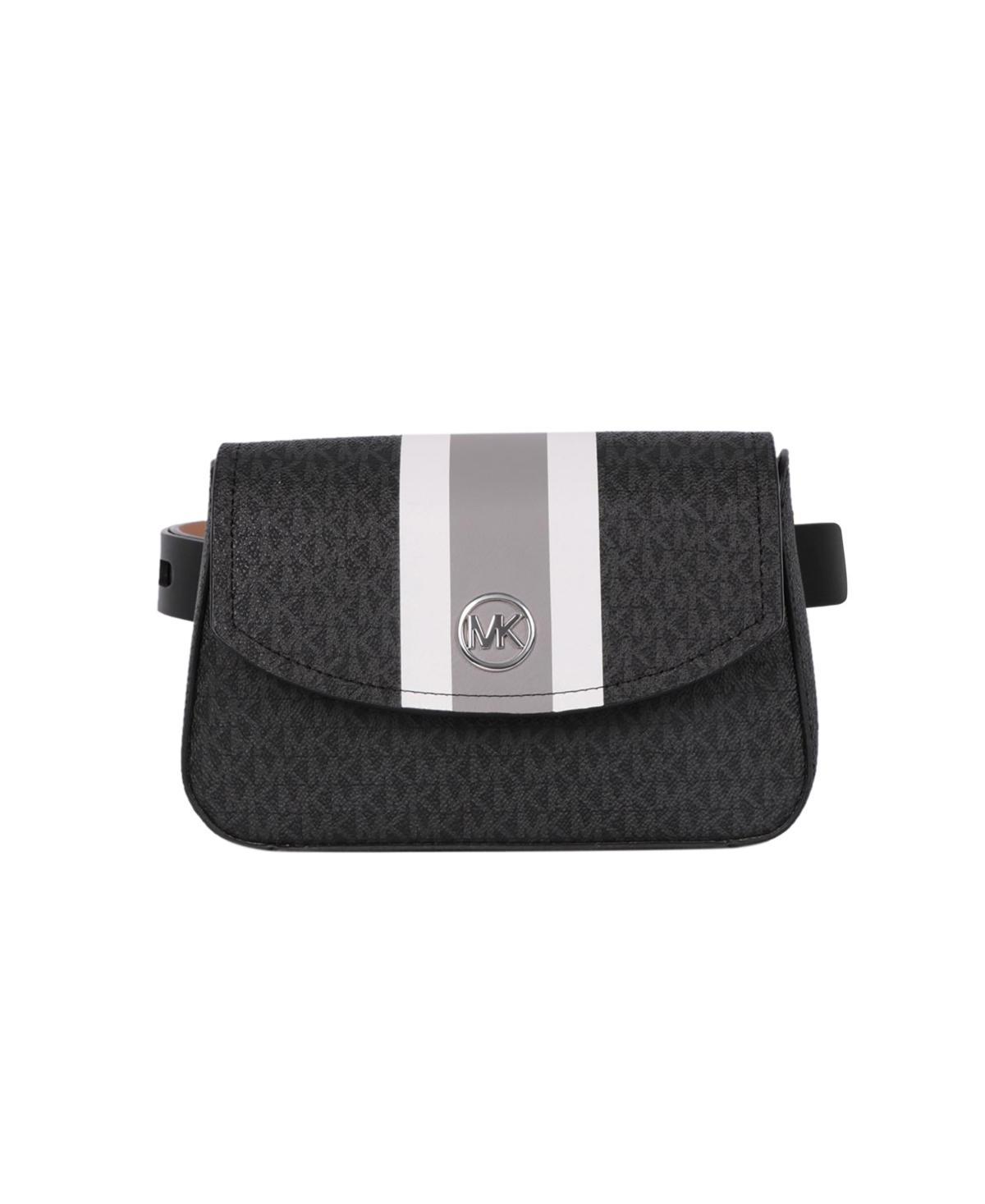 Michael Michael Kors Womens Logo Striped Fanny Pack Product Image