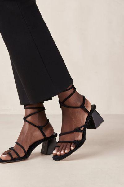 ALOHAS Goldie Suede Wrap Heel Womens at Urban Outfitters Product Image