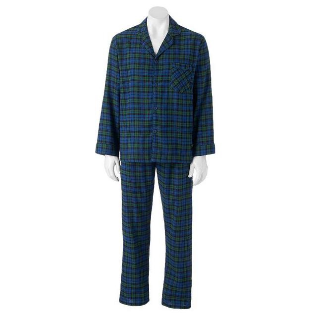 Hanes Mens Big and Tall Round Neck Long Sleeve 2-pc. Pant Pajama Set, X-large Tall Product Image