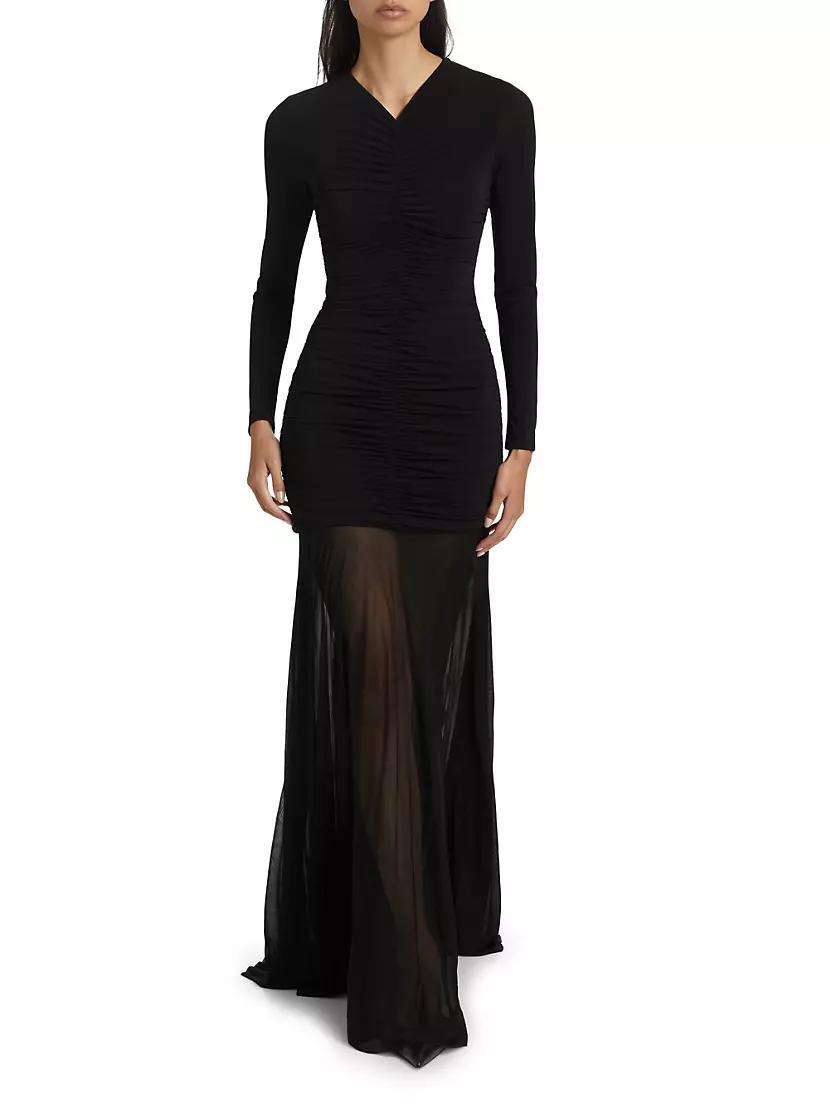 Fawn Ruched Maxi Dress Product Image