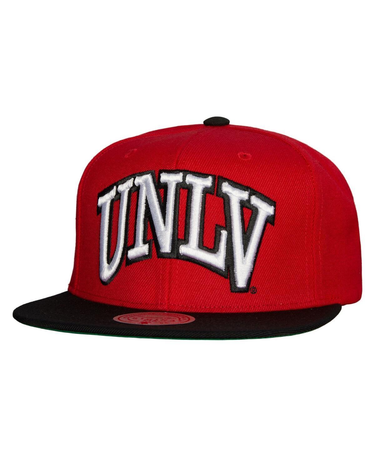 Mens Mitchell & Ness Red Unlv Rebels 2-Tone 2.0 Snapback Hat - Red Product Image