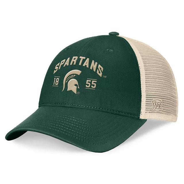 Mens Top of the World Michigan State Spartans Heritage Waylon Trucker Adjustable Hat Product Image