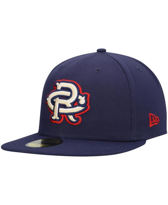 Mens New Era Navy Cedar Rapids Kernels Authentic Collection Team Alternate 59FIFTY Fitted Hat Product Image