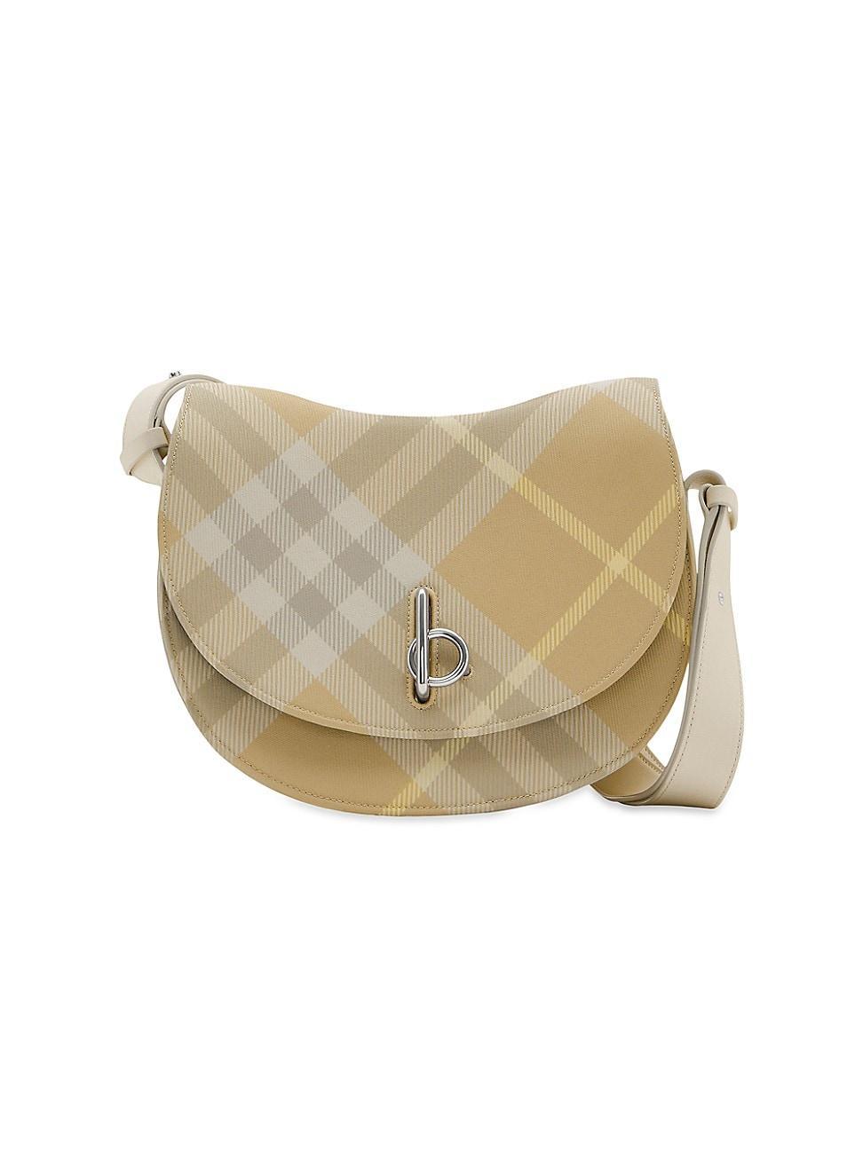 Womens Medium Rocking Horse Check Shoulder Bag Product Image