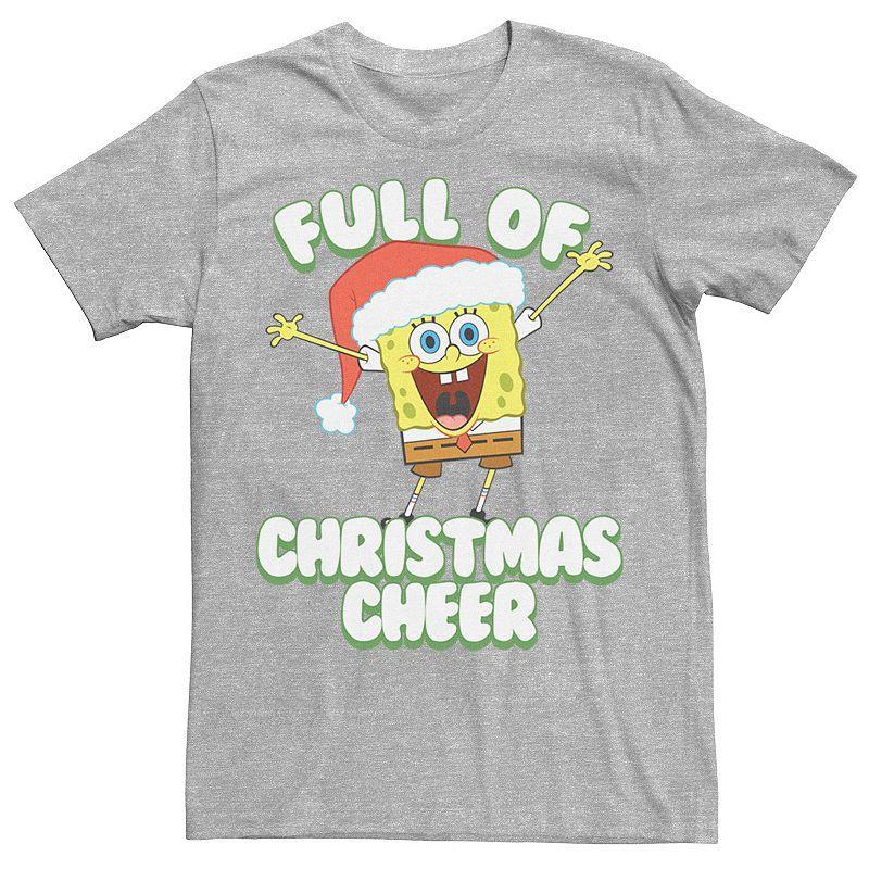 Mens SpongeBob SquarePants Full of Cheer Tee Green Product Image