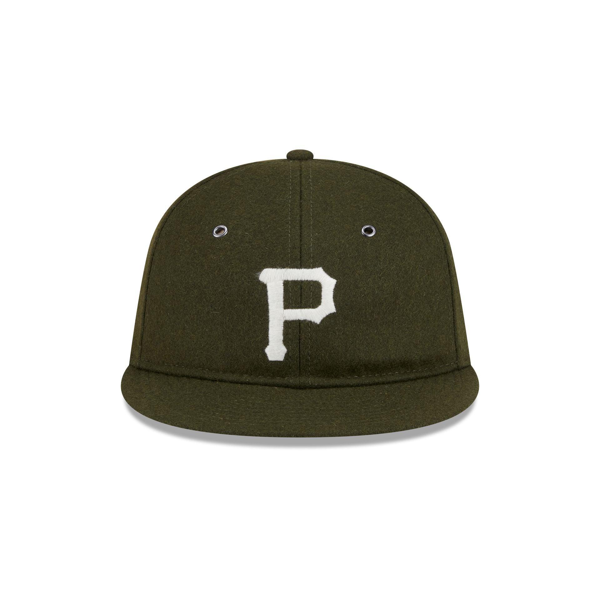 Pittsburgh Pirates New Olive Wool Retro Crown 9FIFTY Adjustable Hat Male Product Image