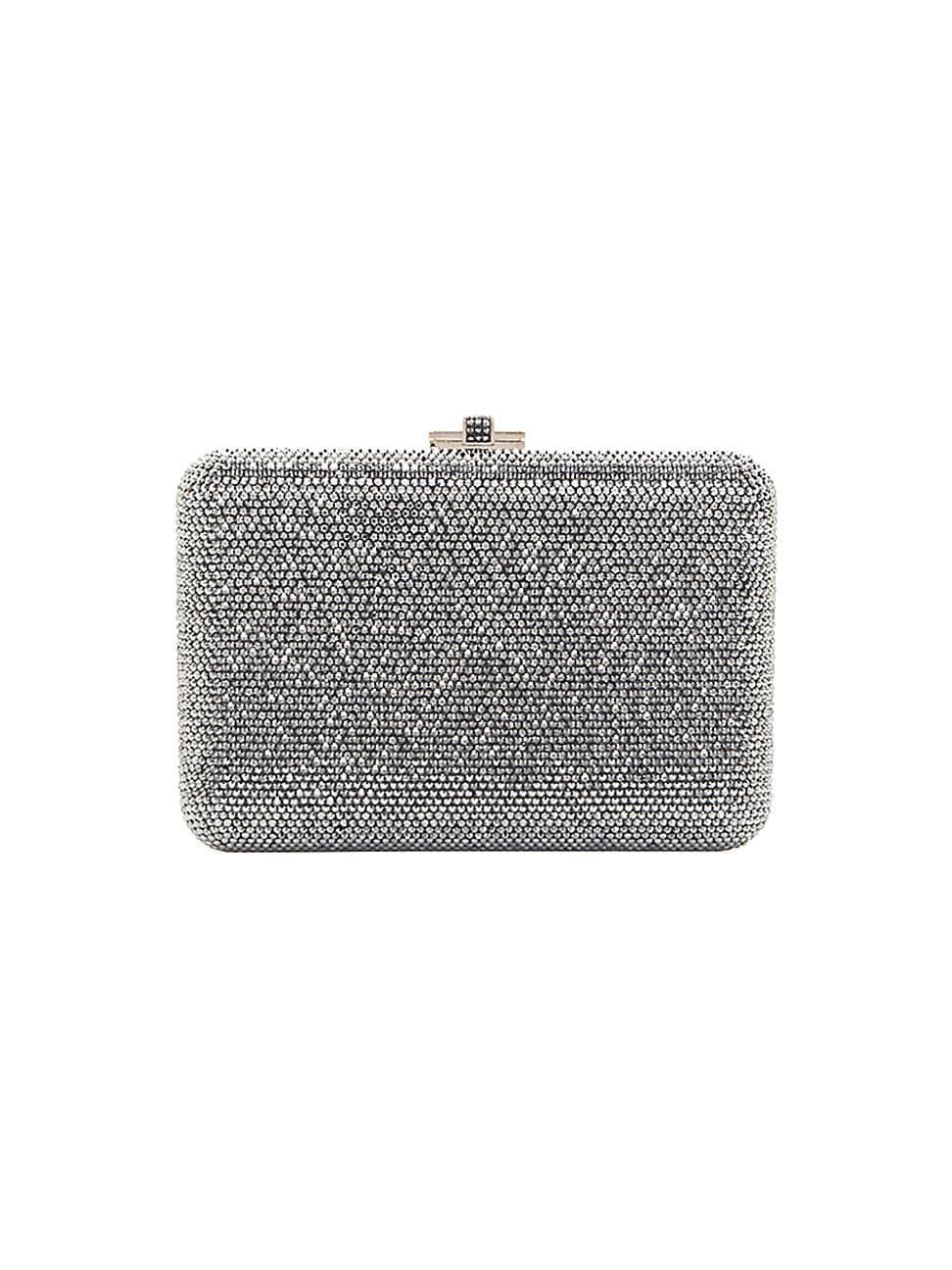 Womens Slim Slide Crystal Clutch Product Image