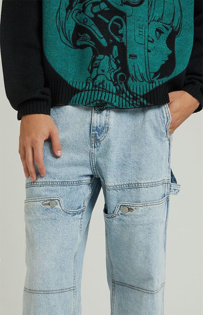 Mens Baggy Carpenter Jeans - 32W x 32L Product Image