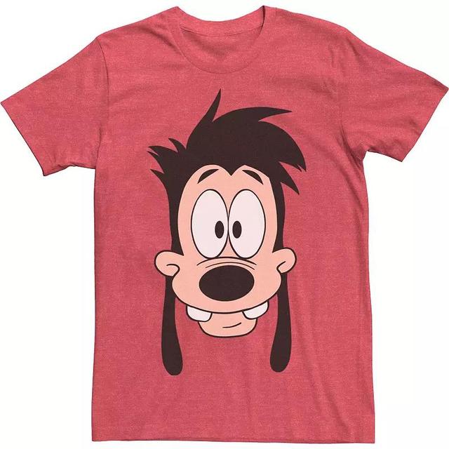 Disneys A Goofy Movie Max Mens Big Face Tee Red Grey Product Image