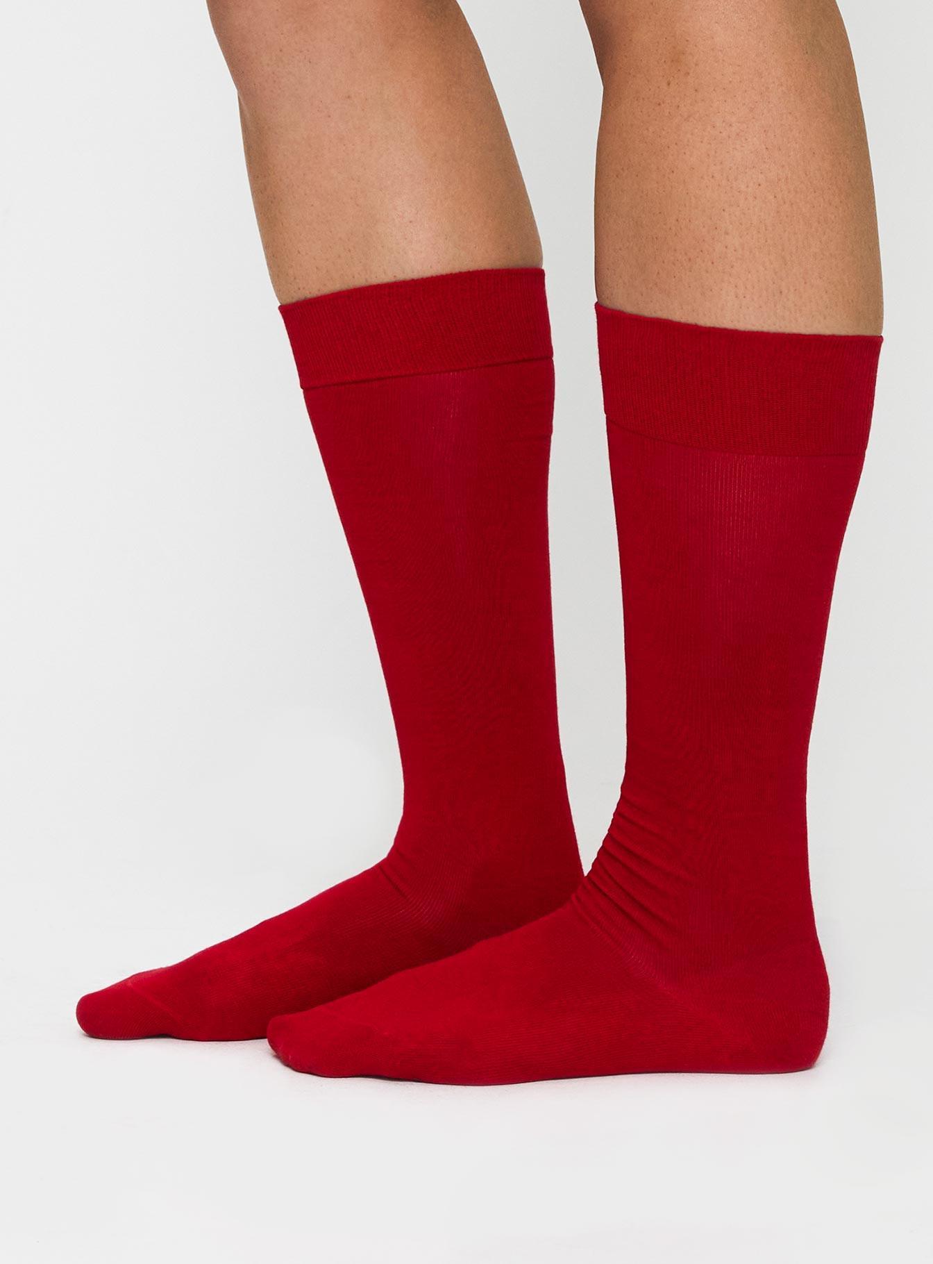 Idalia Socks Red Product Image