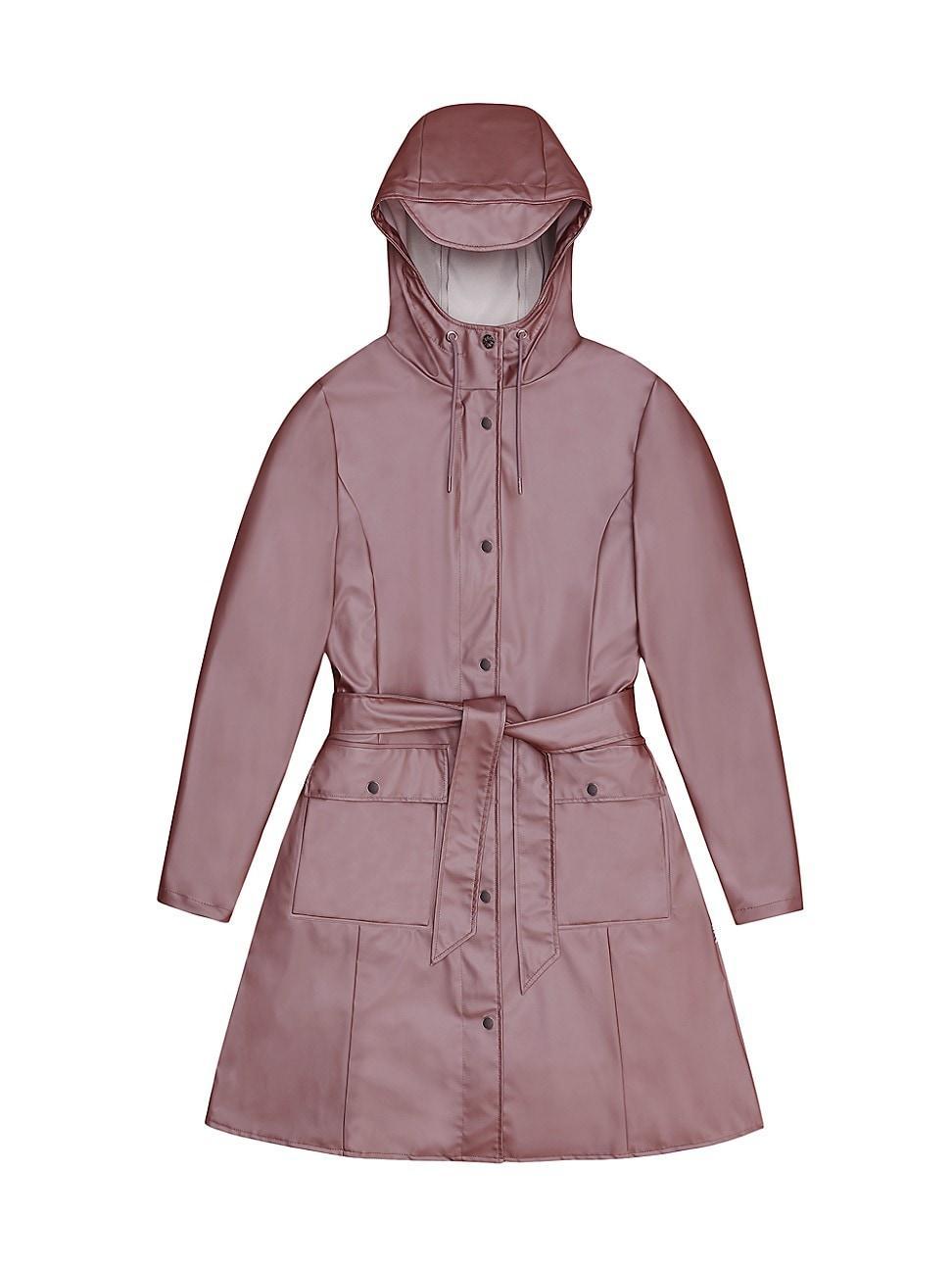 Womens Curve Hooded Rain Jacket Product Image