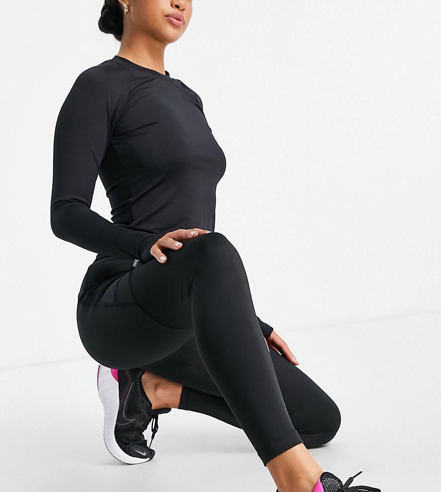 ASOS 4505 Curve icon run tie waist legging with pocket-Black Product Image