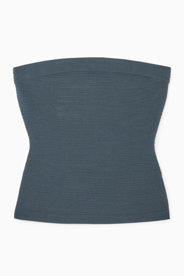 TEXTURED BANDEAU TOP Product Image