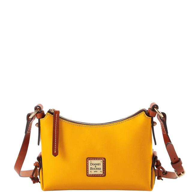 Dooney & Bourke Womens Penrose Leather Crossbody 20 Bag in Sunflower Product Image