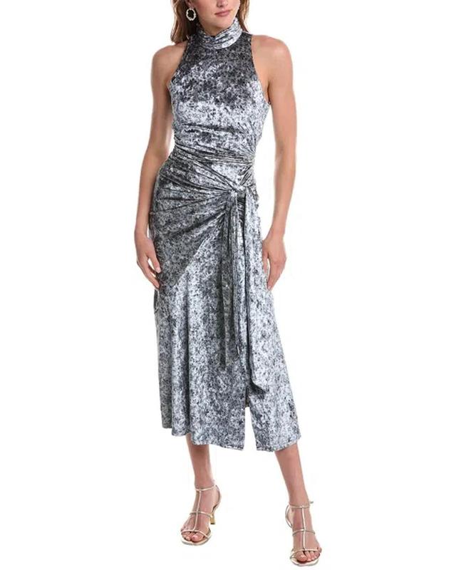 Butterfly Paisley Rori Maxi Dress In Silver Product Image