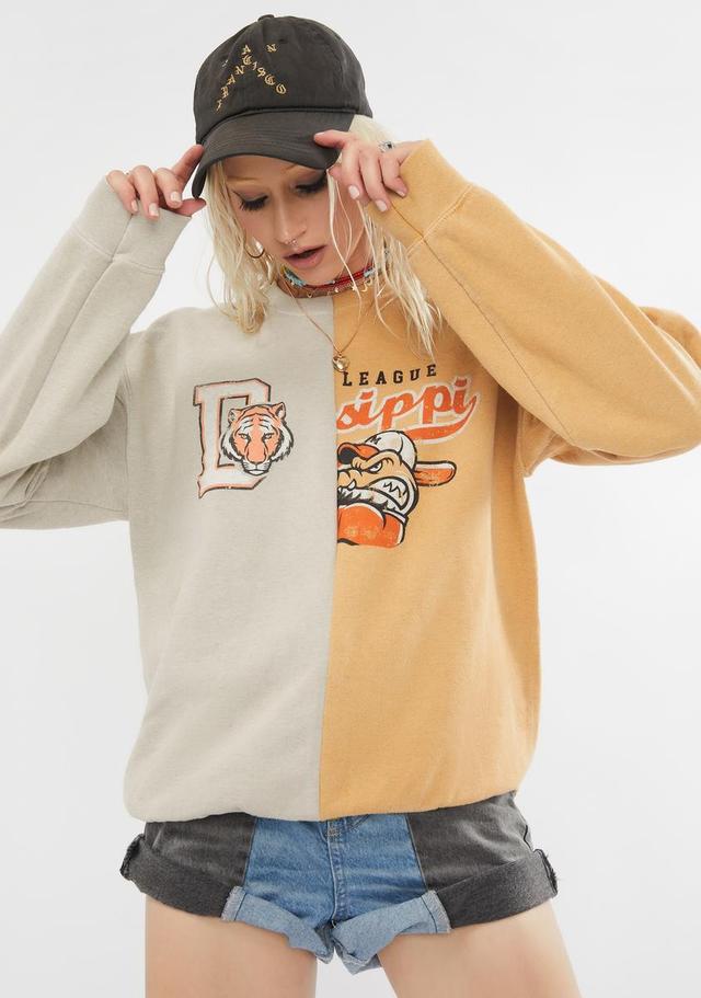 BDG Spliced Alligators Crewneck Sweatshirt Product Image