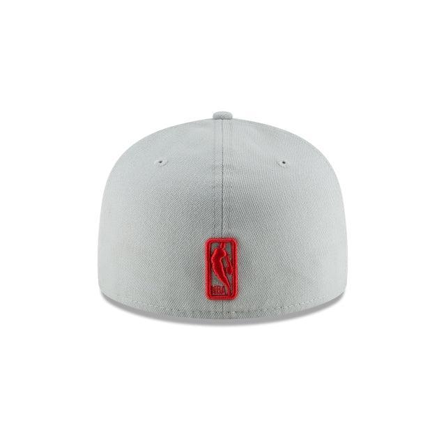 Toronto Raptors Basic Grey 59FIFTY Fitted Hat Male Product Image