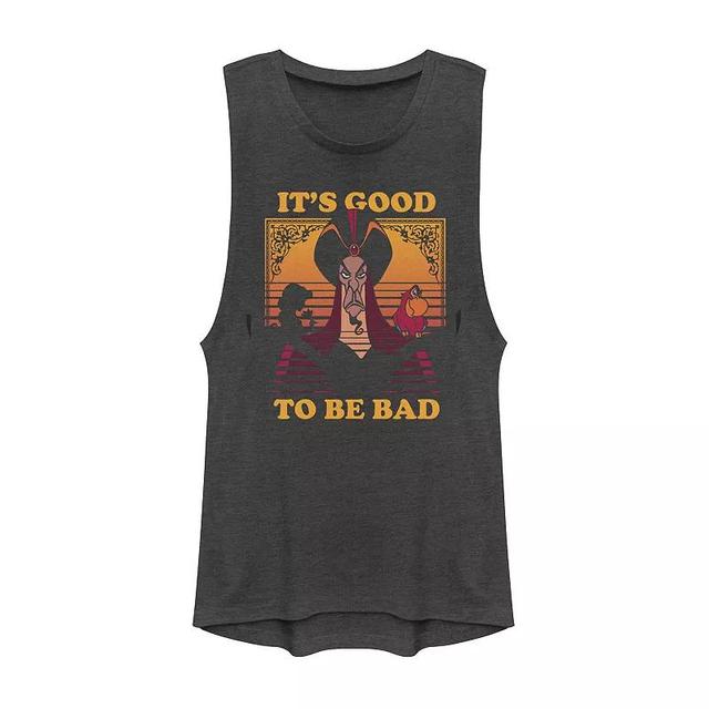 Juniors Harry Potter Until The Very End Wands Muscle Tank Top, Girls Denim Grey Product Image