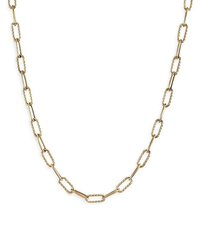 Womens DY Madison Chain Necklace In 18K Yellow Gold Product Image