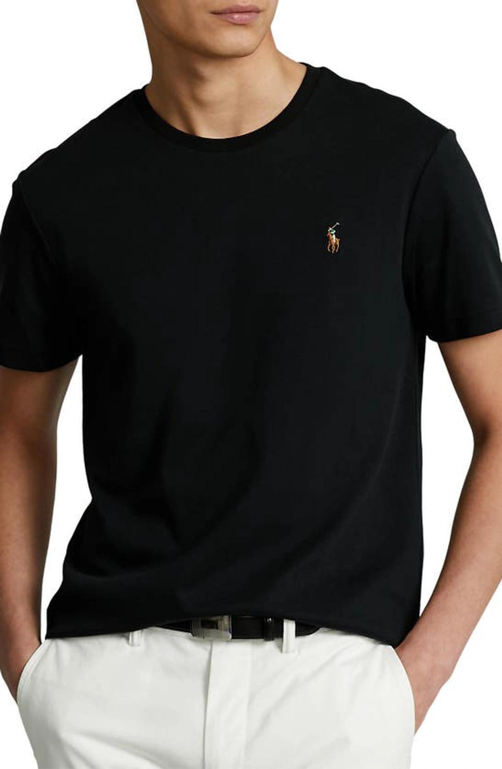 POLO RALPH LAUREN Pima Cotton Undershirt In Polo Black Product Image