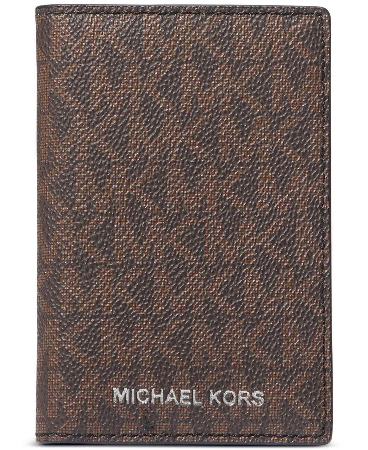 Michael Kors Mens Signature Folding Card Case - Admiral Blue Product Image