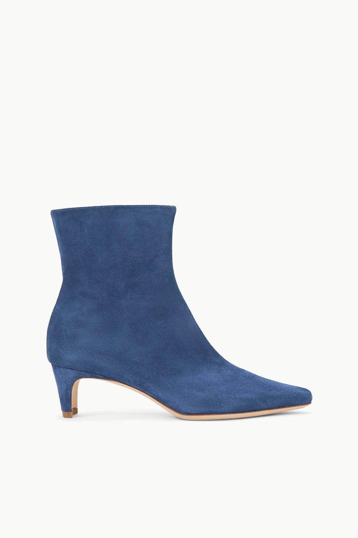 WALLY ANKLE BOOT | BLEU SUEDE Product Image