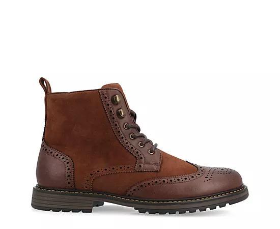 Vance Co. Virgil Mens Tru Comfort Foam Lace-up Ankle Boots Product Image